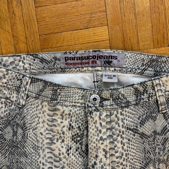 vintage mint condition snake skin parasuco pants - Picture 3 of 7